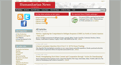 Desktop Screenshot of humanitariannews.org