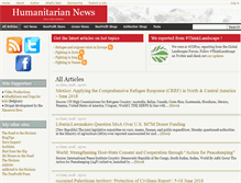 Tablet Screenshot of humanitariannews.org